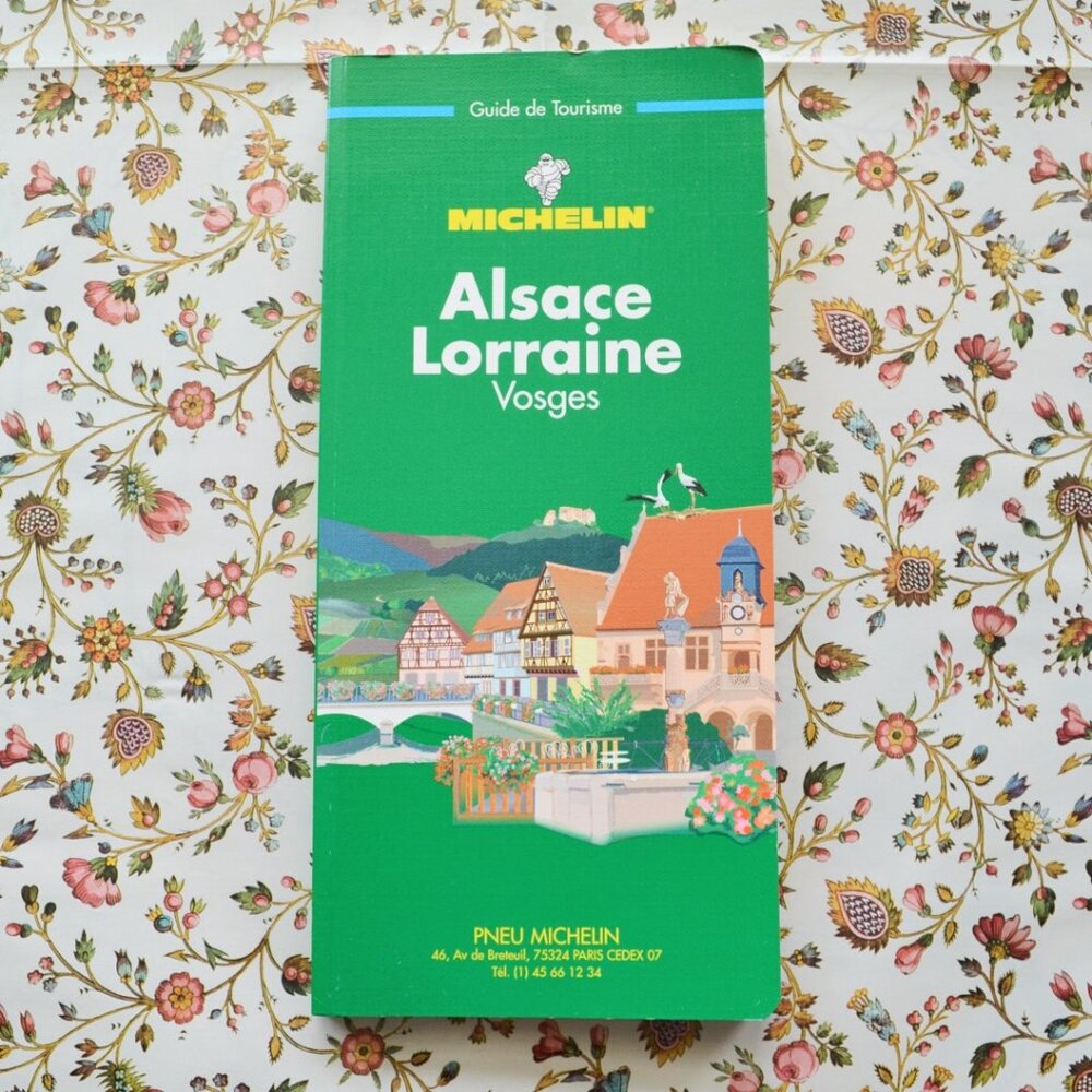 Michelin Guide Alsace Lorraine Vosges 1996